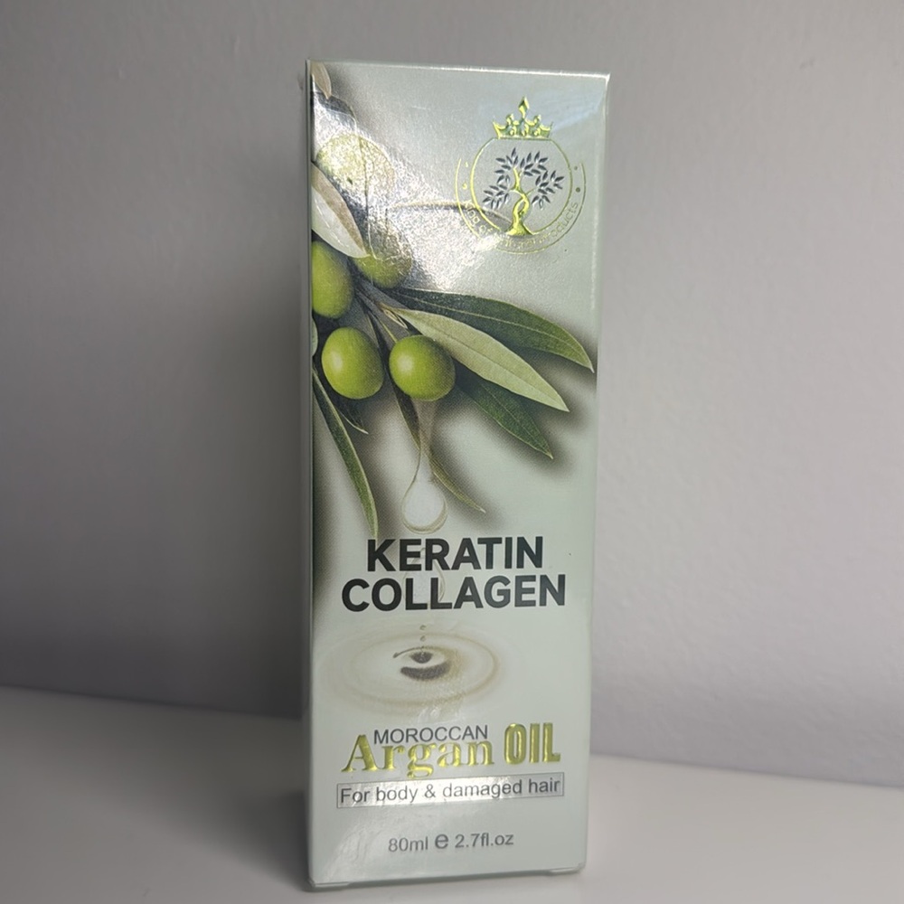 Keratin Collagen Moroccan Argan Oil 80 ml 2.7 new in seal box - Picture 4 of 9